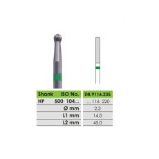 Fréza HP, hrubý řez, ISO 116-220, zelená