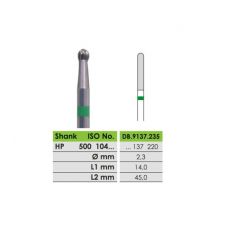 Fréza HP, hrubý řez, ISO 137-220, zelená