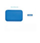 Plastový  tácek (sterilizace v autoklávu), 245x170x20mm, modrá