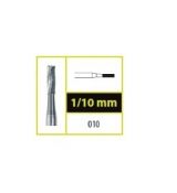 Tvrdokovový vrtáček fisura, křížový řez 1,0mm (10ks v balení)