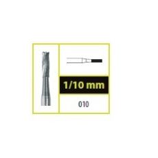 Tvrdokovový vrtáček fisura, křížový řez 1,0mm (10ks v balení)