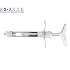 Stříkačka s manuální aspirací SS-2000 T-rukojeť 1.8ml.