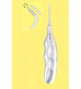 Bein páka s anatomickou rukojetí Flohr 3,5mm fig. 3 pravá