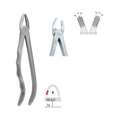 Kleště extrakční s anatomickou rukojetí horní molárové pravé fig. 17