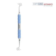 Srpek na zubní kámen oboustranný Soft-Line fig. 204S