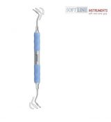 Srpek na zubní kámen oboustranný Soft-Line Crane-Kaplan fig. 6