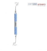 Srpek na zubní kámen oboustranný Soft-Line Hygienist fig. 6/7