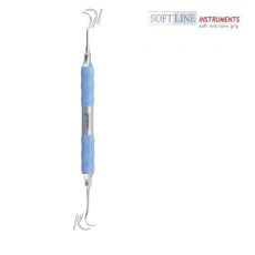 Srpek na zubní kámen oboustranný Soft-Line Hygienist fig. 6/7