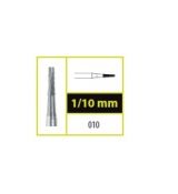 Tvrdokovový vrtáček fisura kónická, křížový řez 1,0mm (10ks v balení)