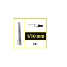 Tvrdokovový vrtáček fisura kónická, křížový řez 1,6mm (10ks v balení)