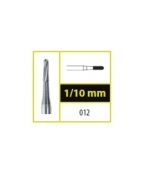 Tvrdokovový vrtáček fisura zaoblená  1,2mm (10ks v balení)